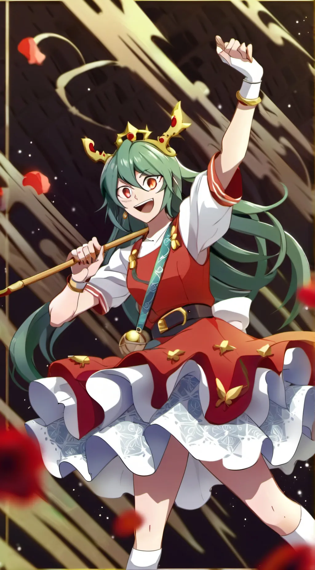 ai character: Queen K Rool  background