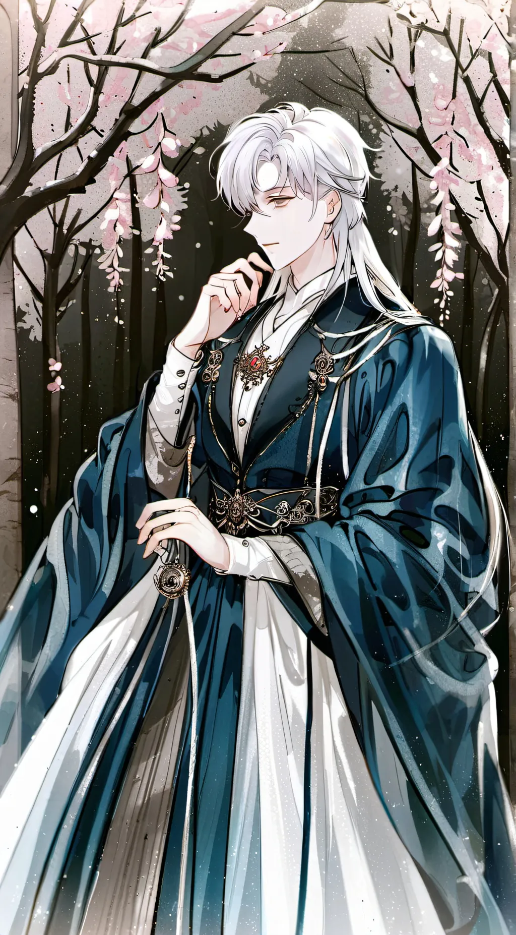 ai character: 。 background