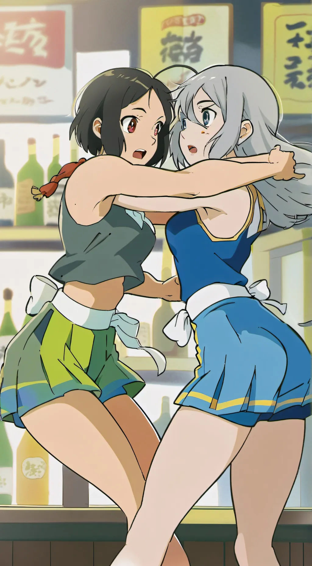 ai character: sophia and jennife background