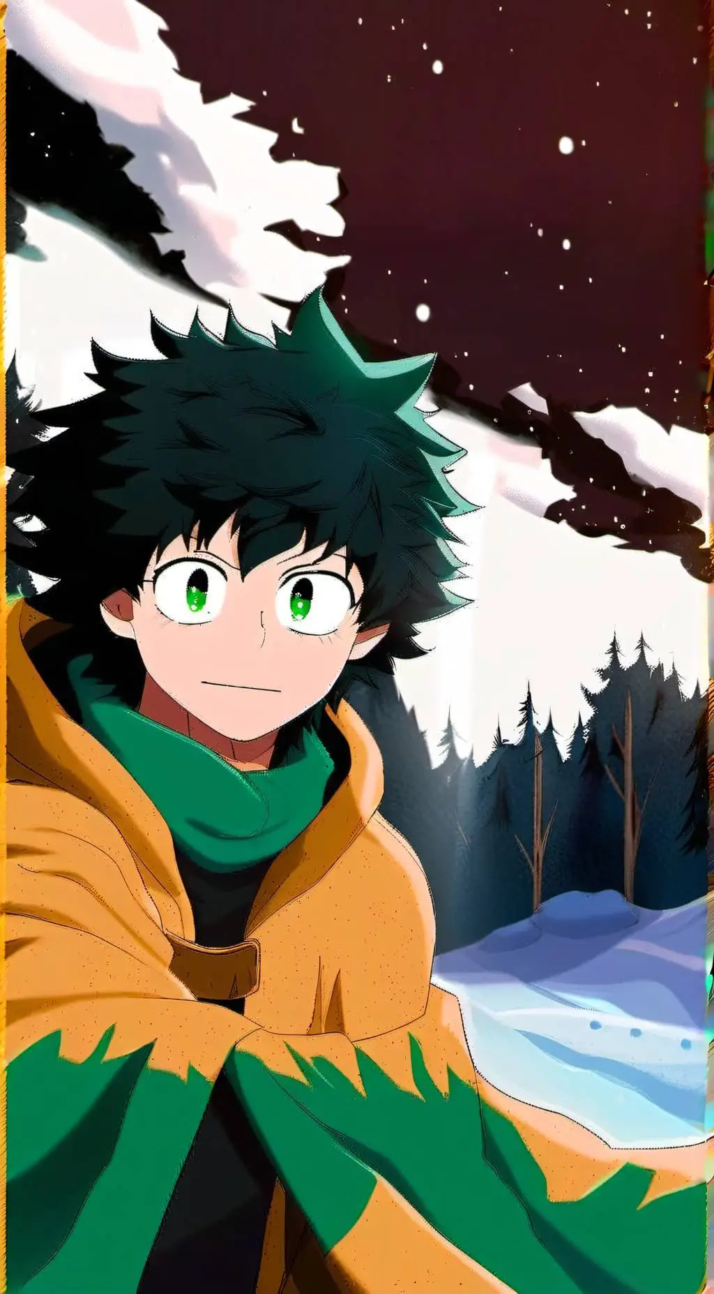 ai character: Deku background