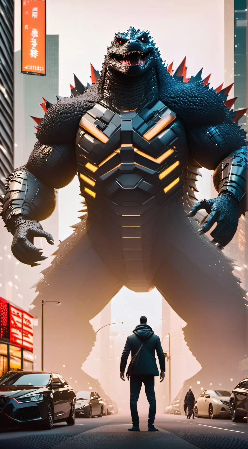 Talkie AI - Chat with Godzilla suit