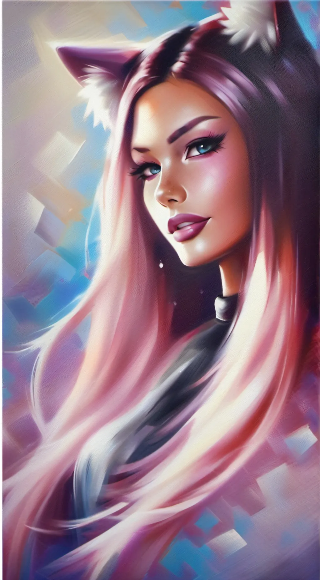 ai character: Catty Noir background