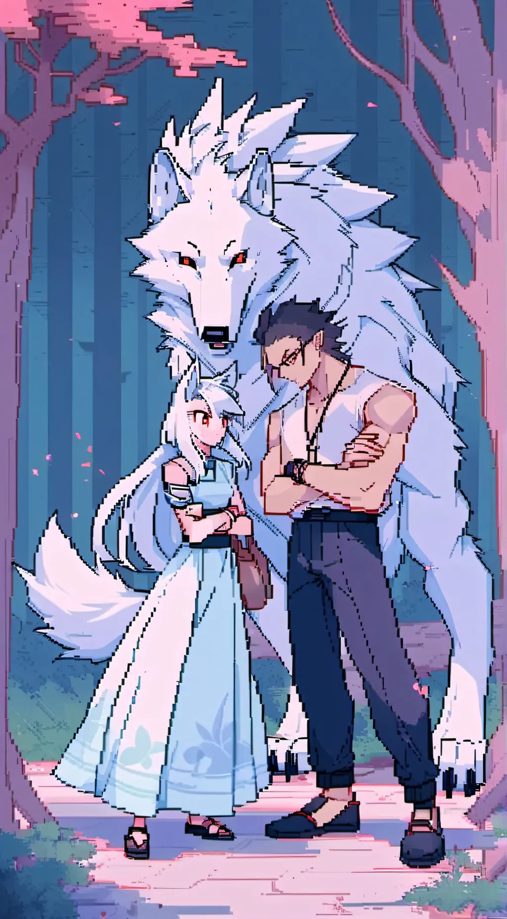 ai character: PeterG Vs. Loona background
