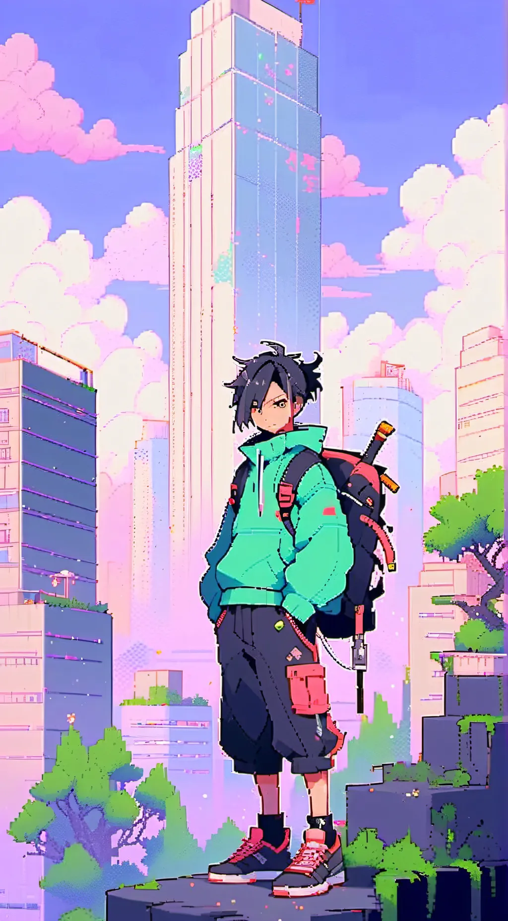 ai character: Izzy background