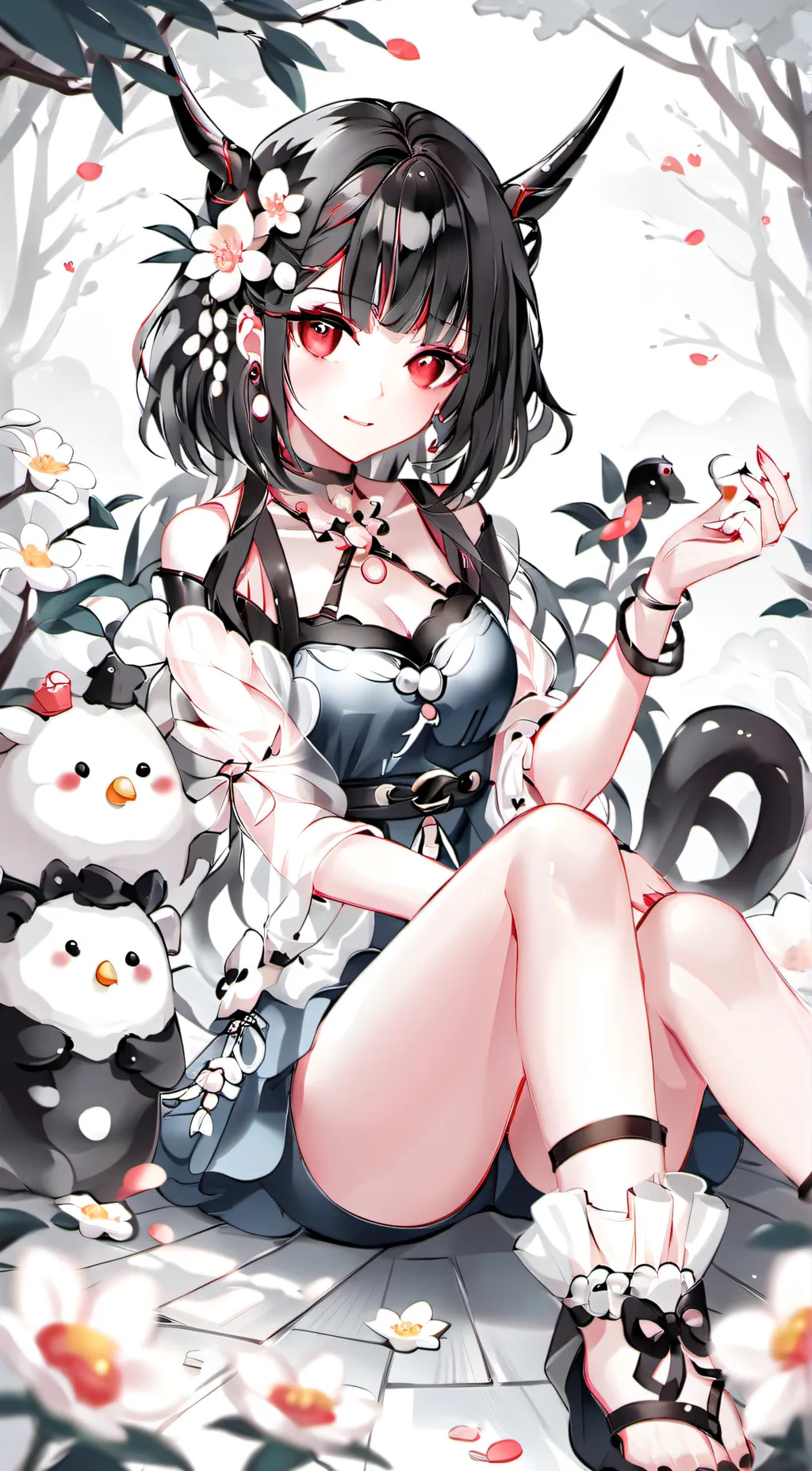 ai character: Curlygurl background