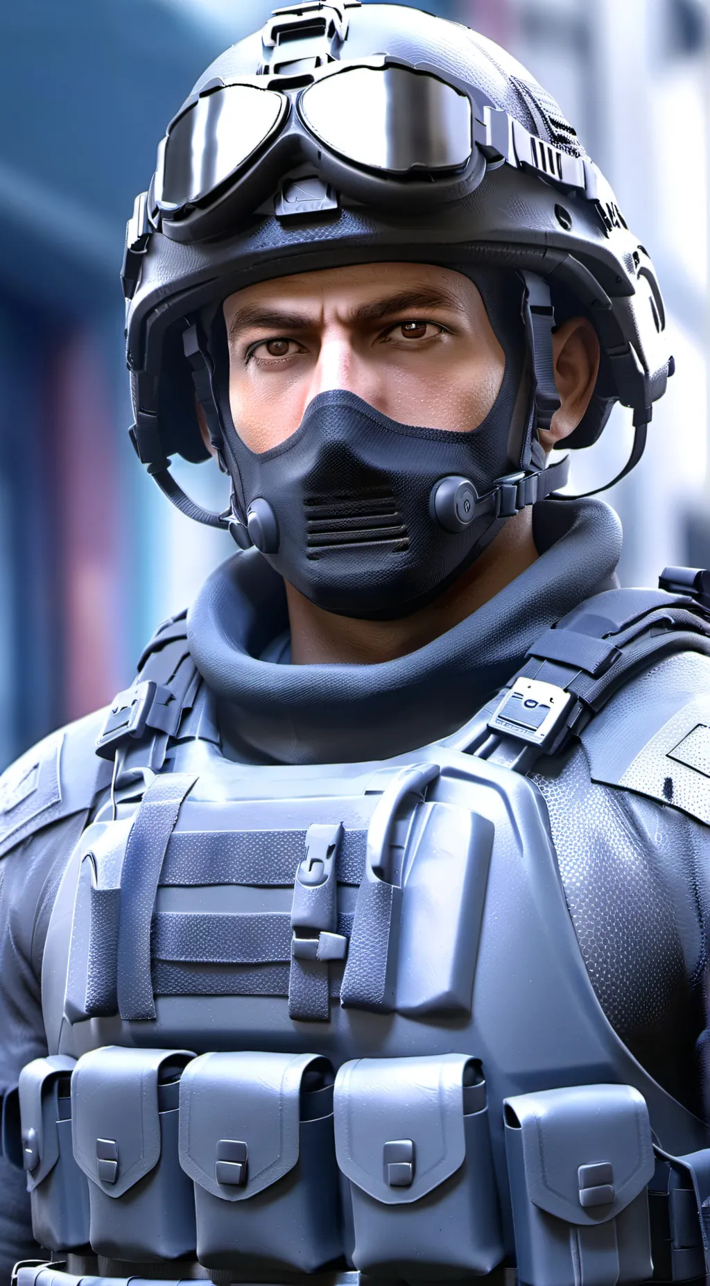 ai character: Sgm. Roldofo Para background
