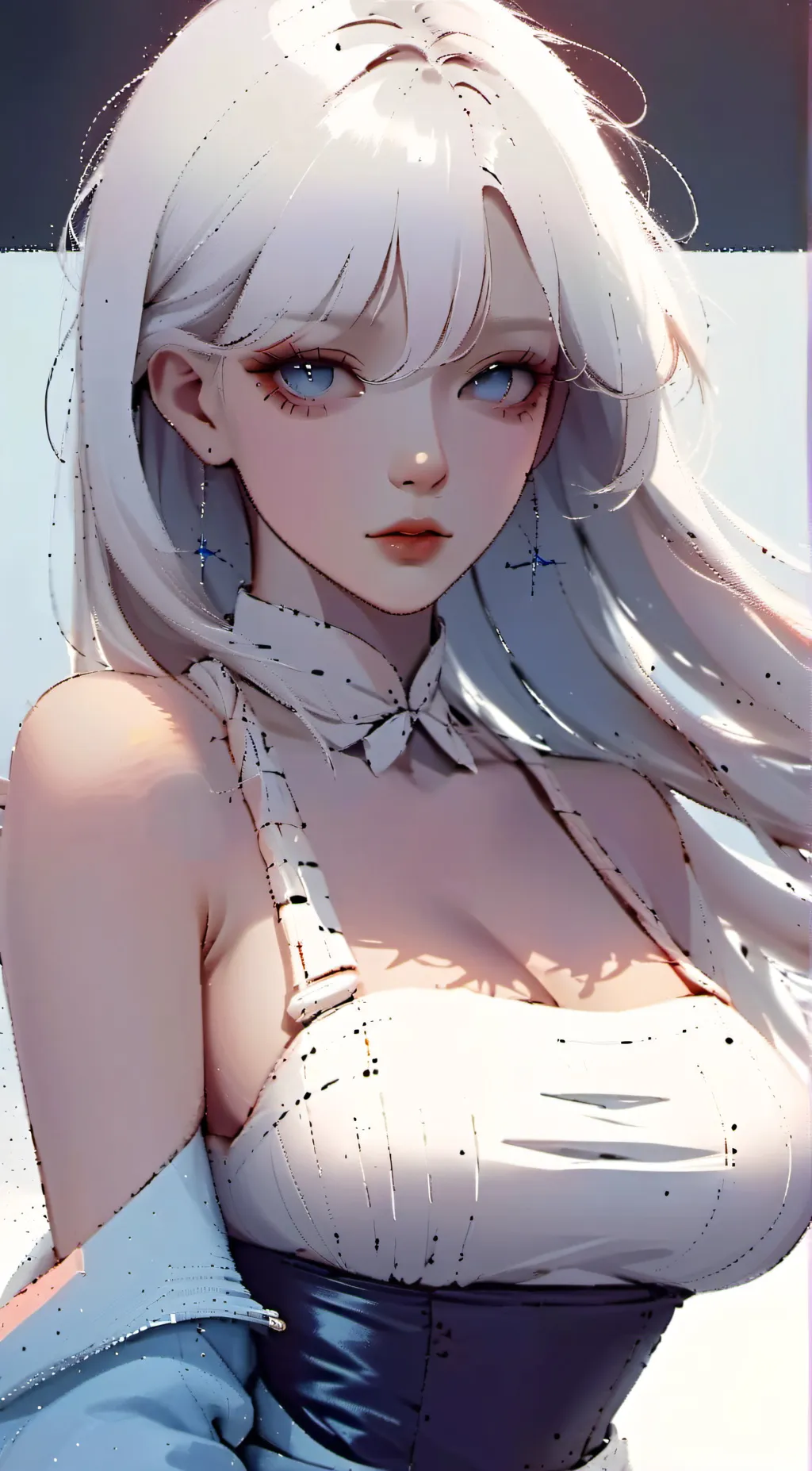 ai character: winter  background