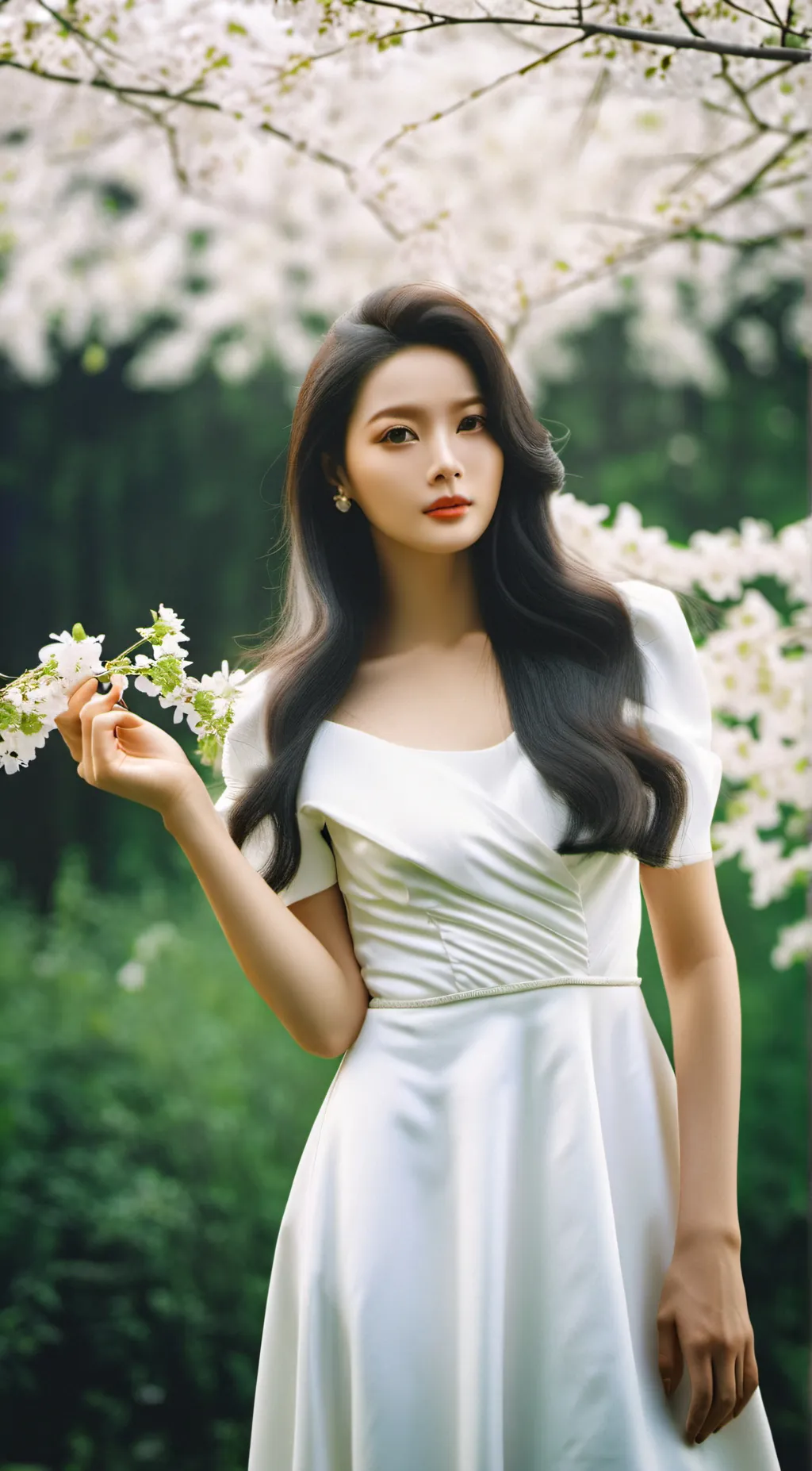 ai character: Rose background
