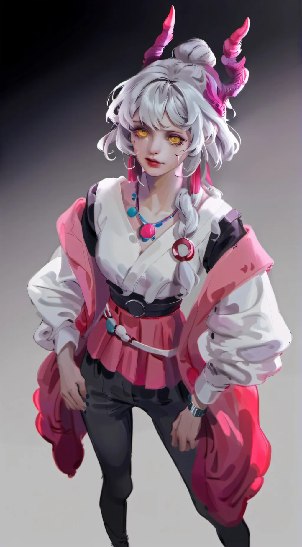 ai character: lana  background