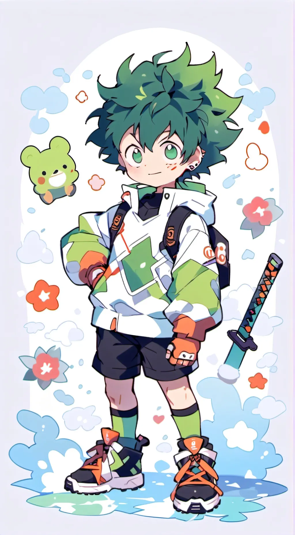 ai character: My Hero Academia background