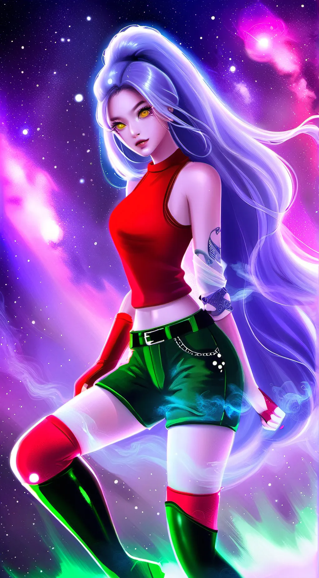 ai character: Roxanne Wolf  background