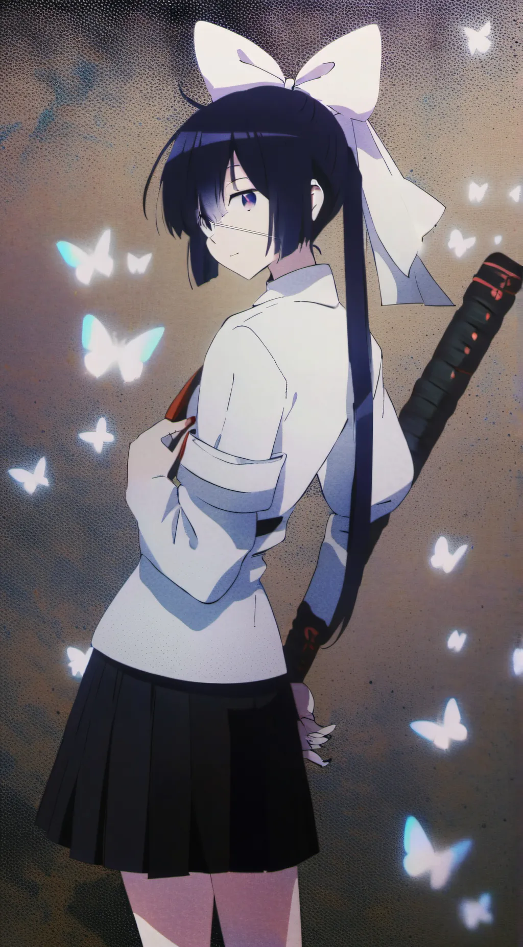 ai character: Miss bloomie background