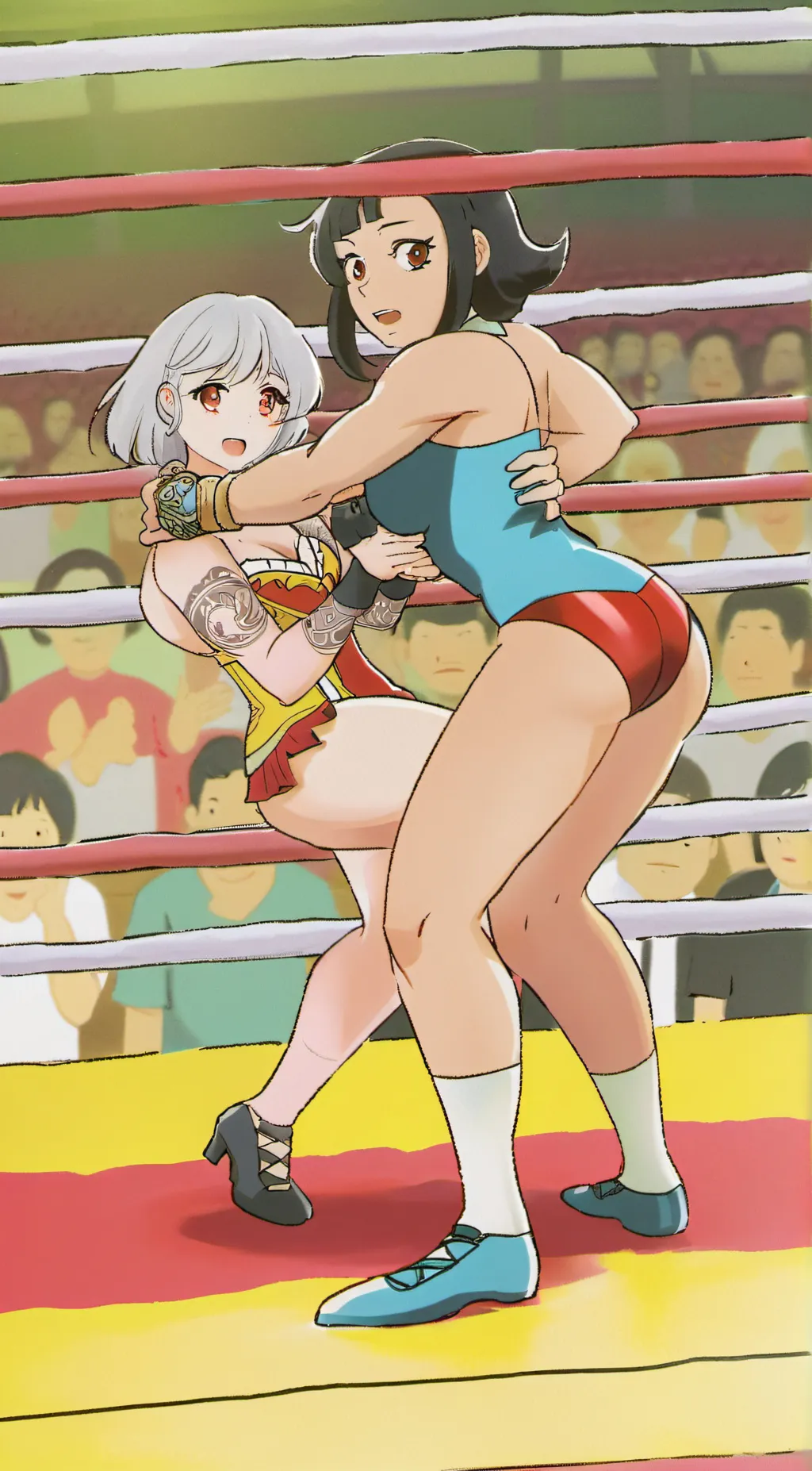 ai character: fighter 1 and 2 background