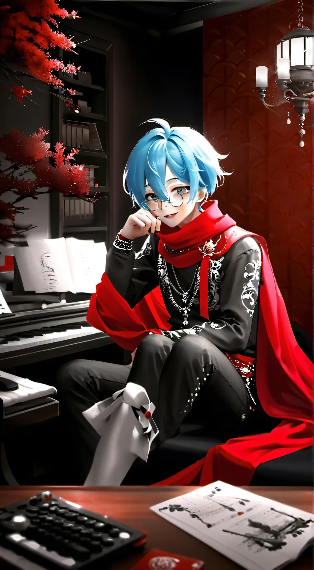 ai character: Huniepop RP background