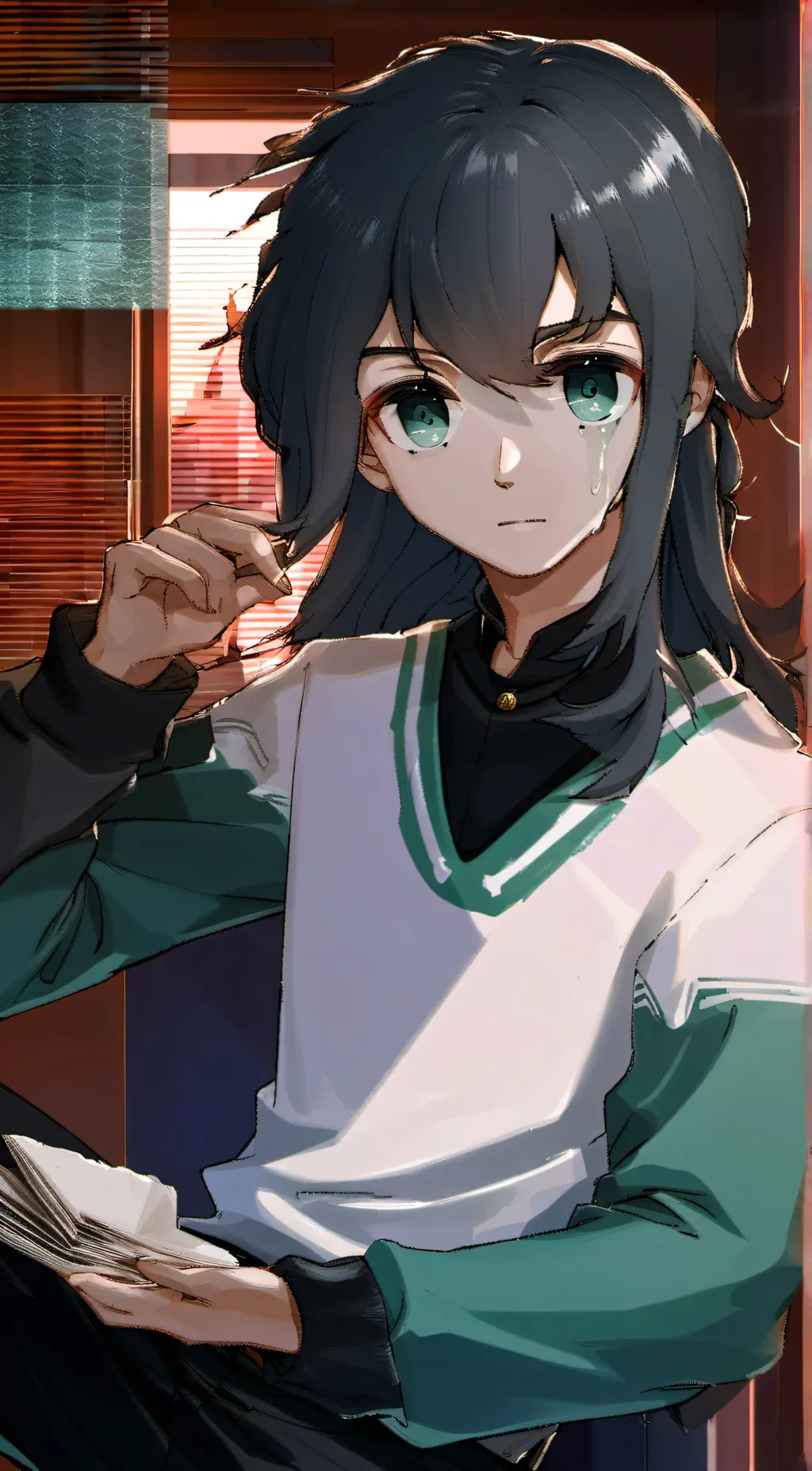 ai character: muichiro background
