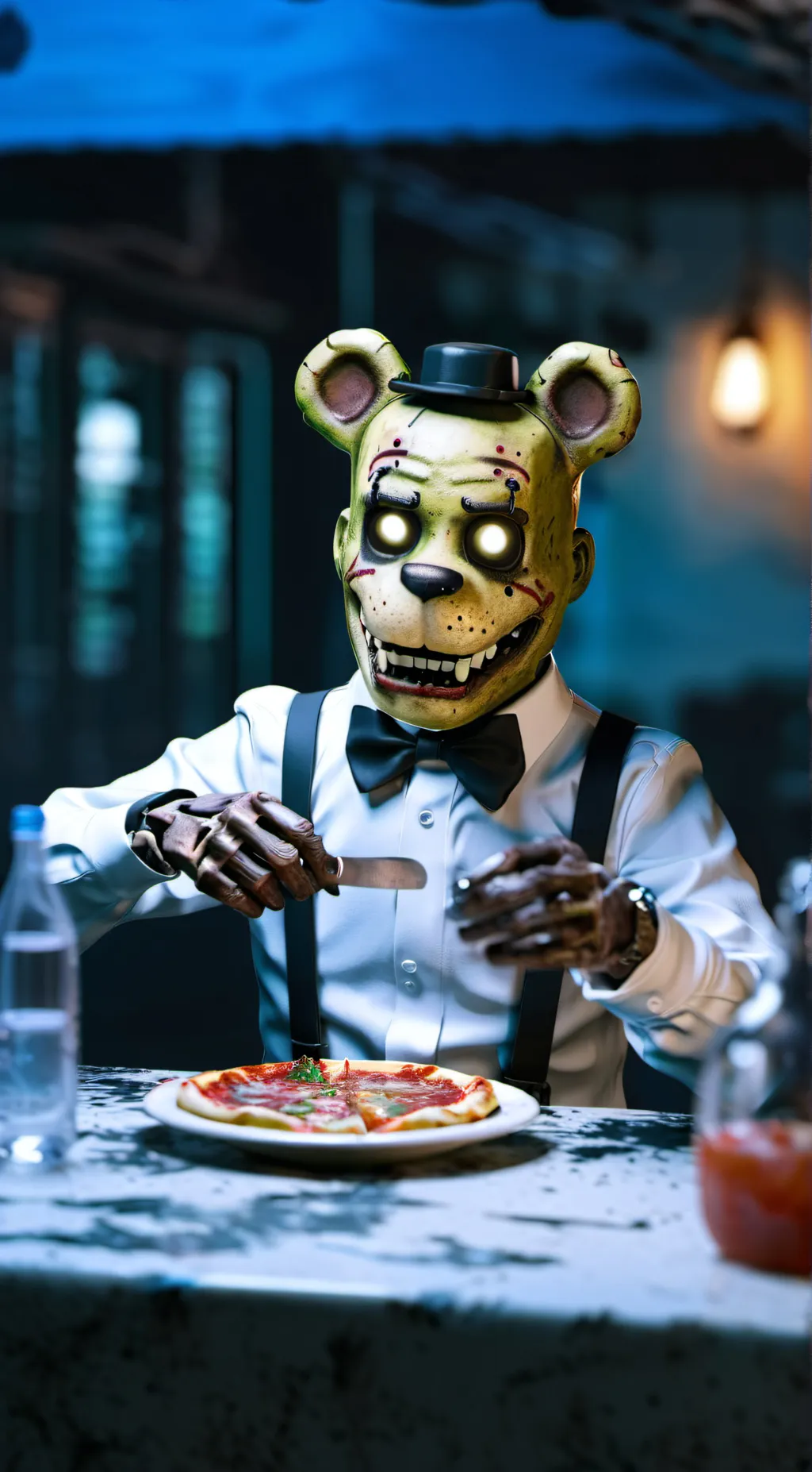 ai character: dredbear background