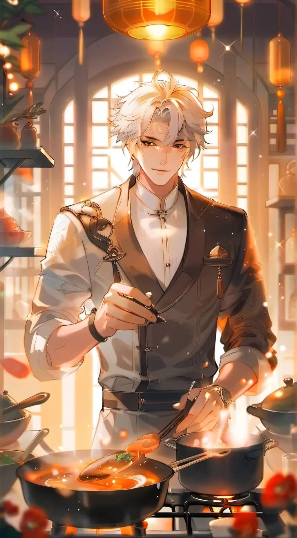 ai character: dream cheff background