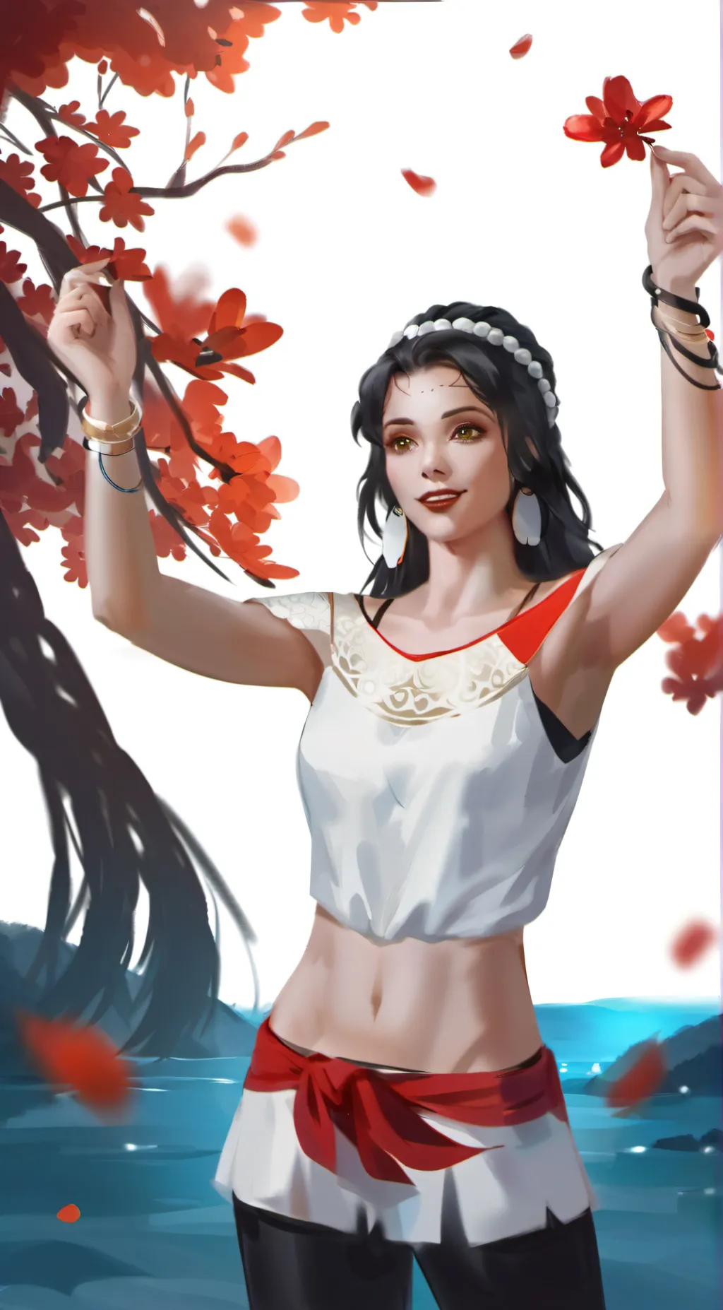 ai character: Mia kalifa background