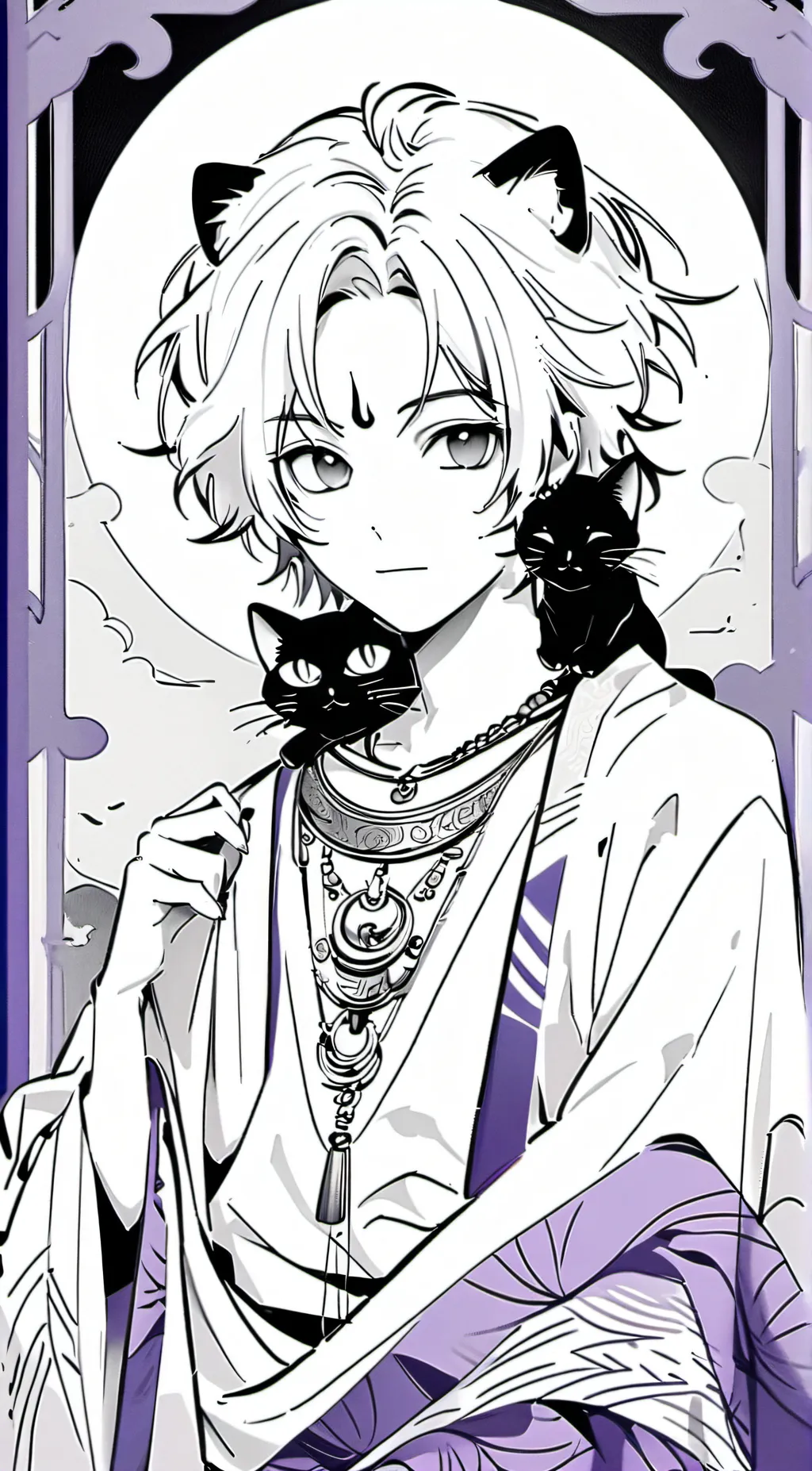 ai character: Catnap and scrity  background