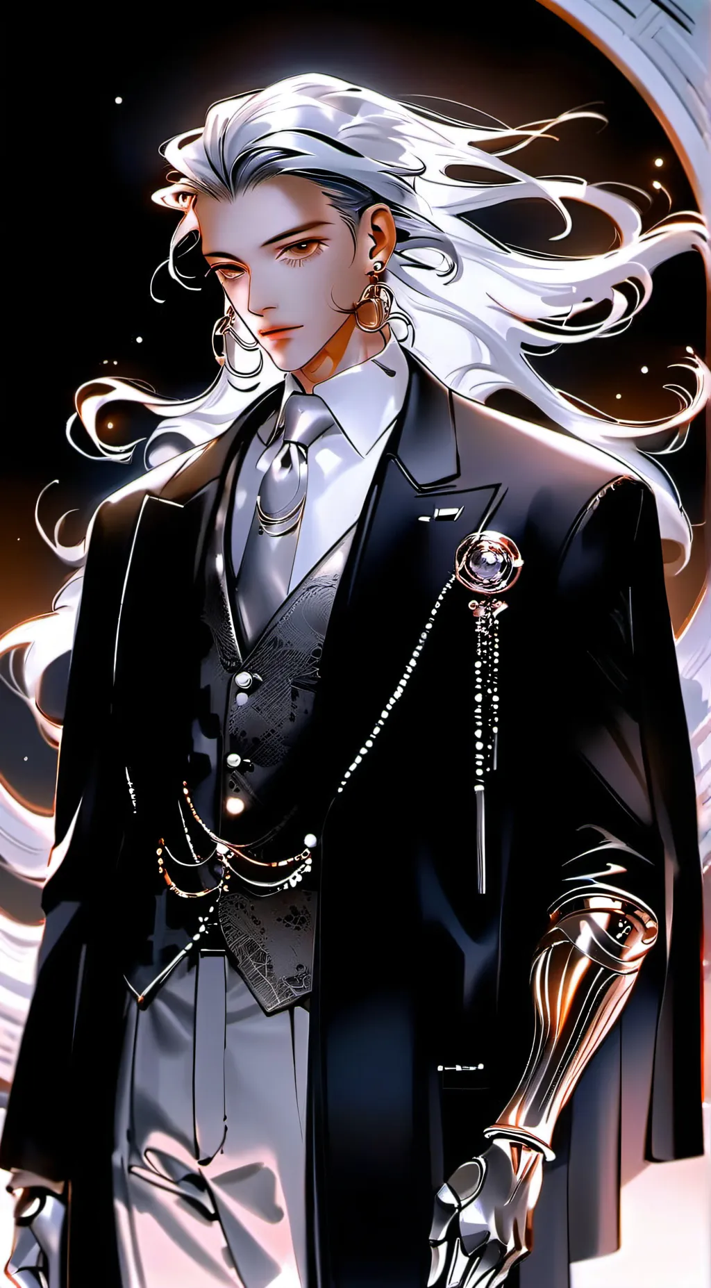 ai character: haly background