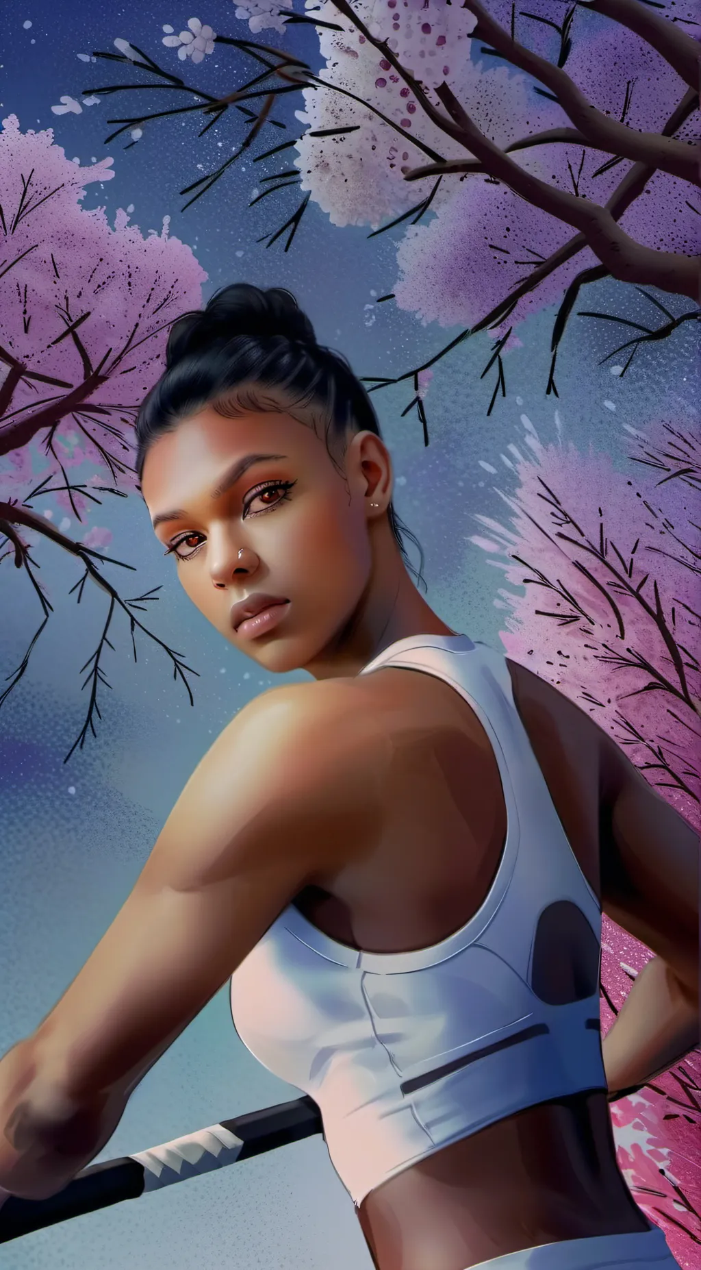 ai character: maya  background