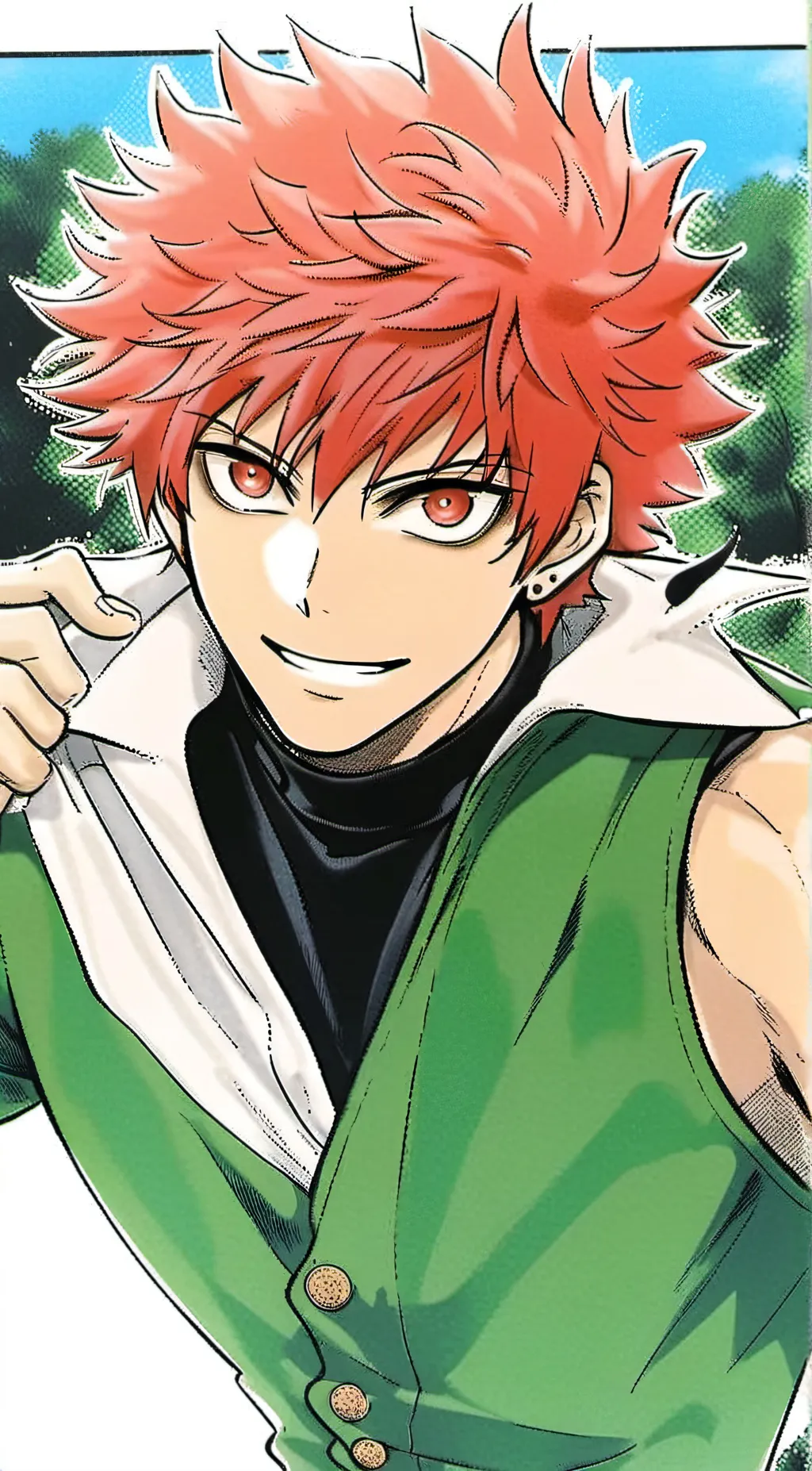 ai character: Kirshima background