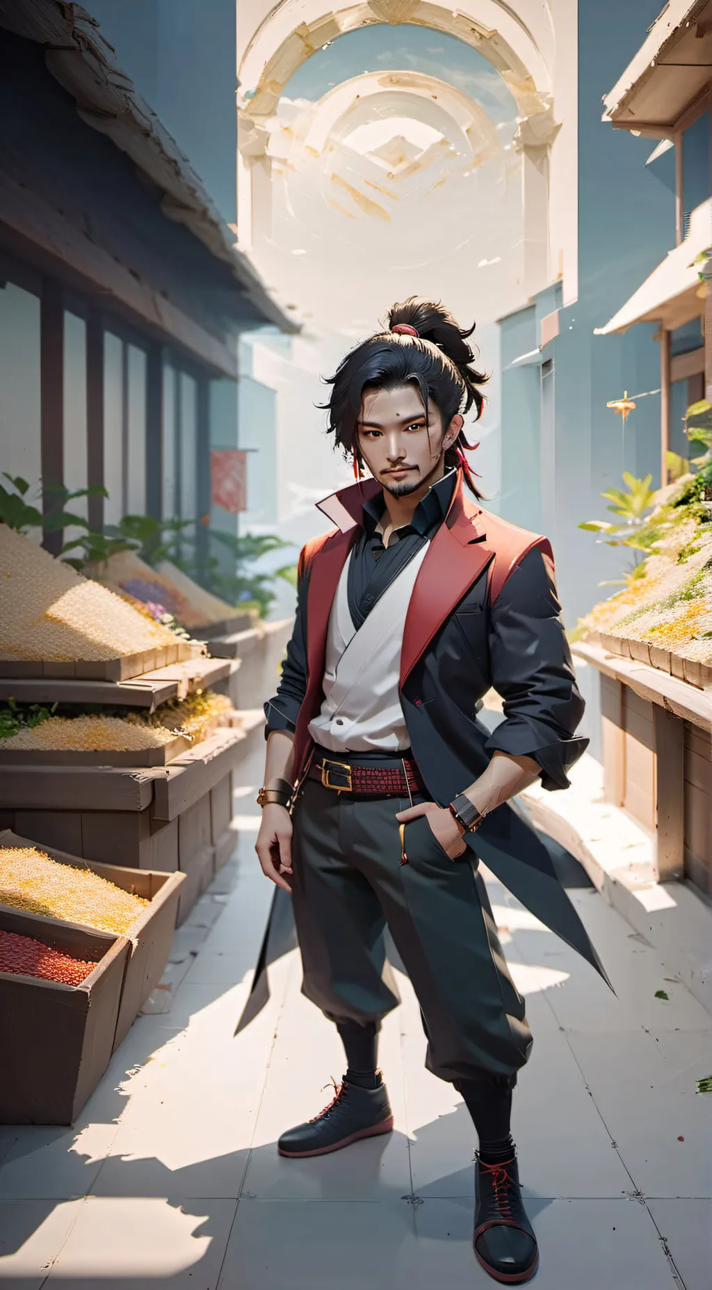 ai character: Muzan background
