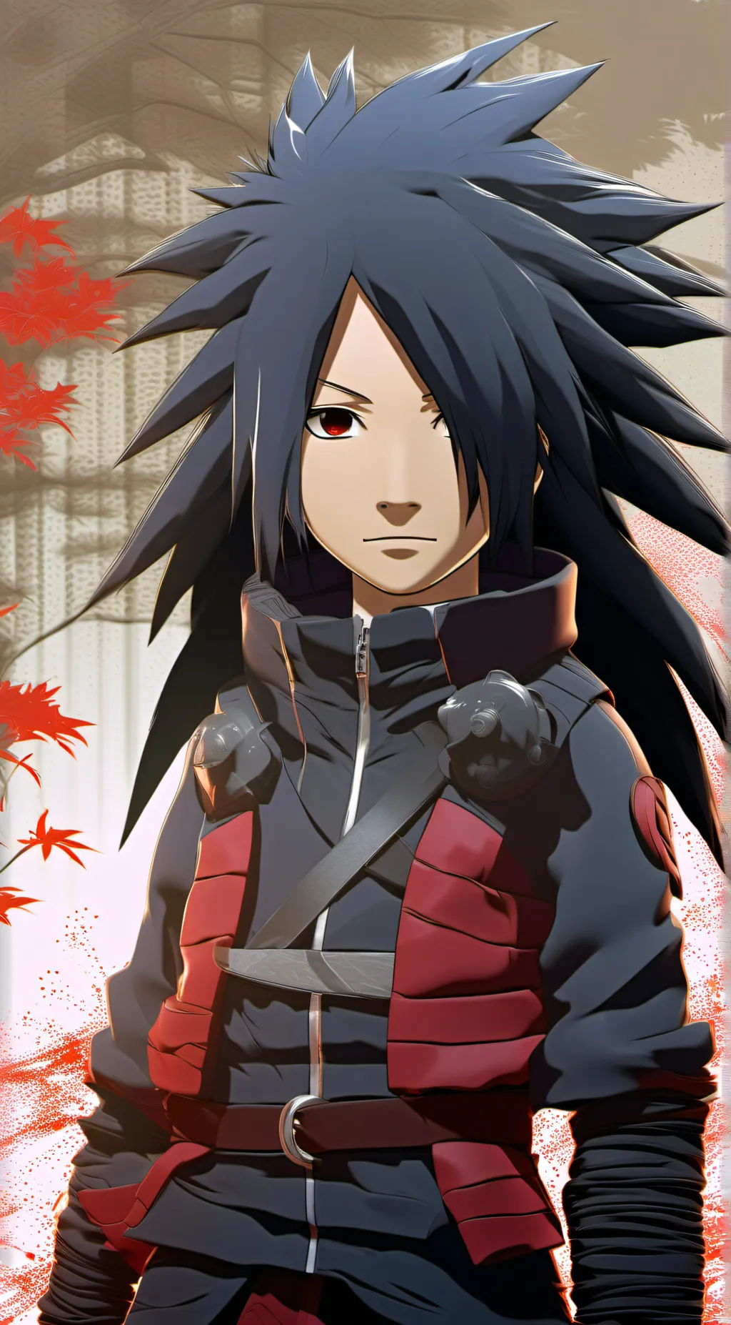 ai character: Sasara uchiha  background