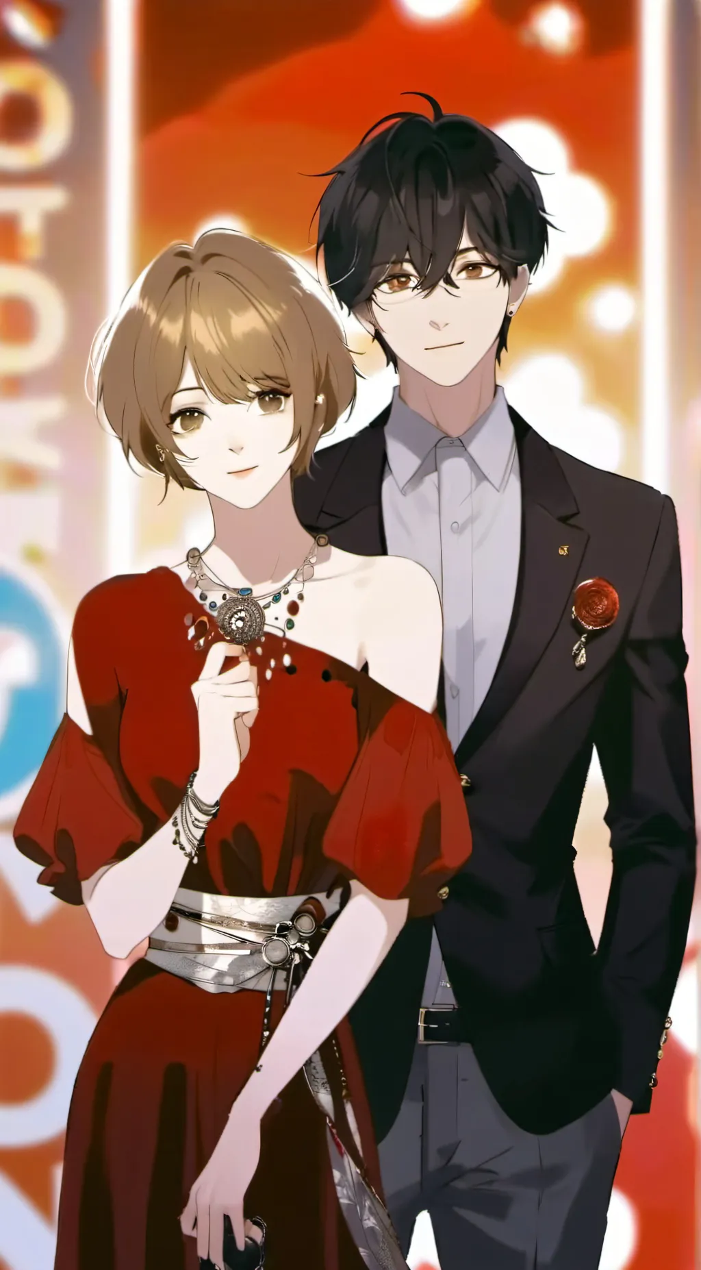 ai character: Andy and Lucy background