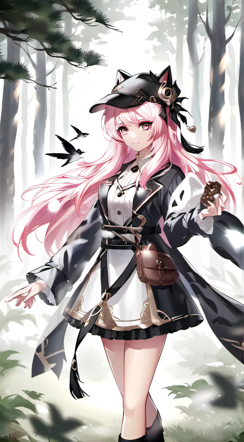 ai character: sakura background