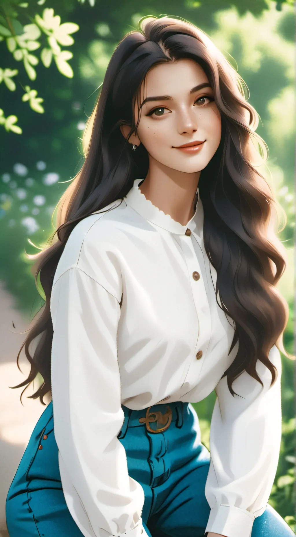 ai character: Grace background