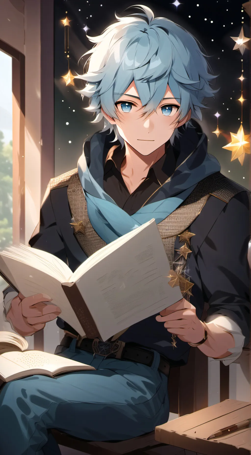 ai character: Hoshi background