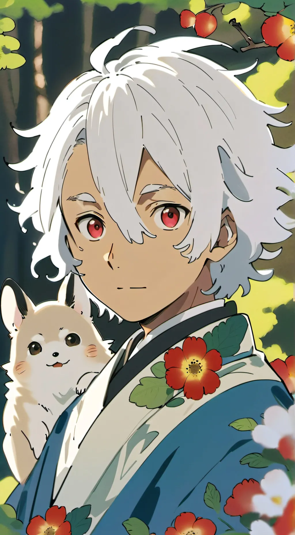 ai character: Ash  background