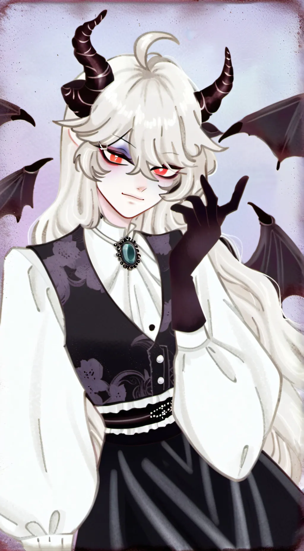 ai character: Valentine background
