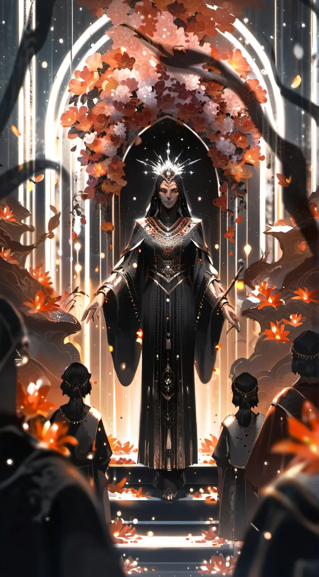 ai character: devil *Angela* background