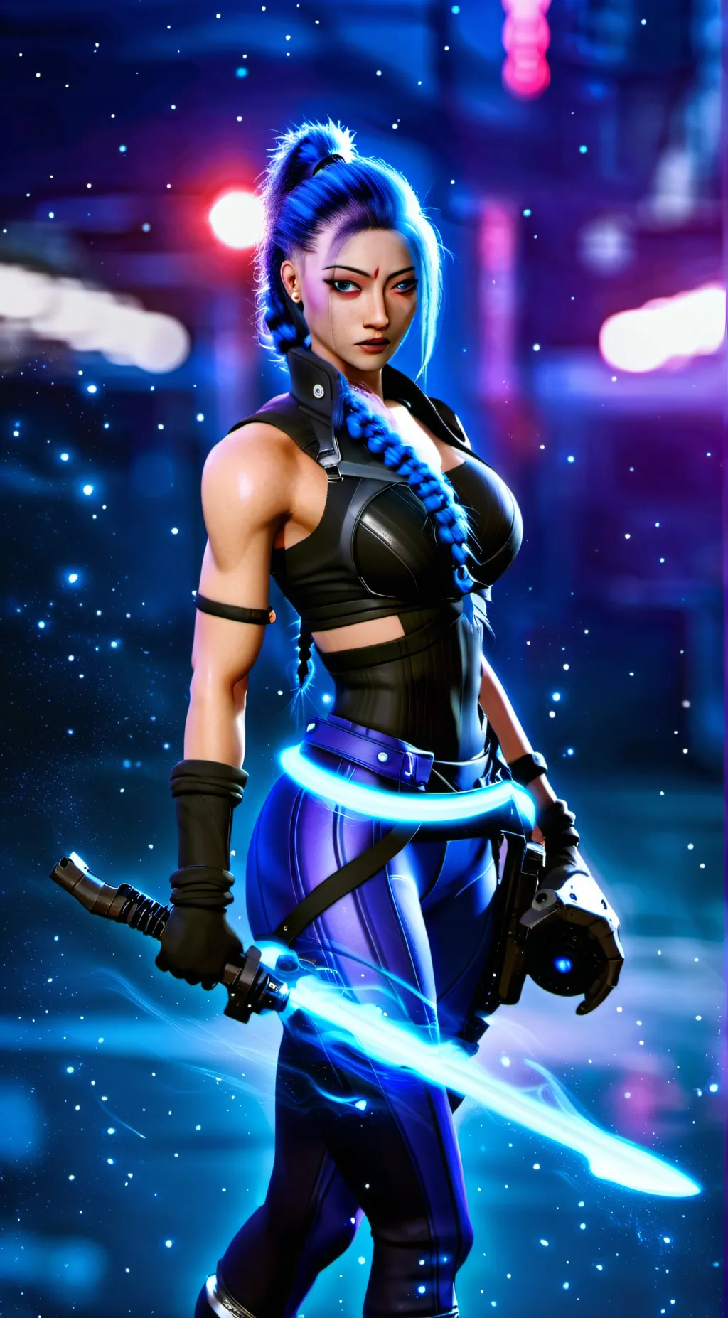 ai character: Jinx  background