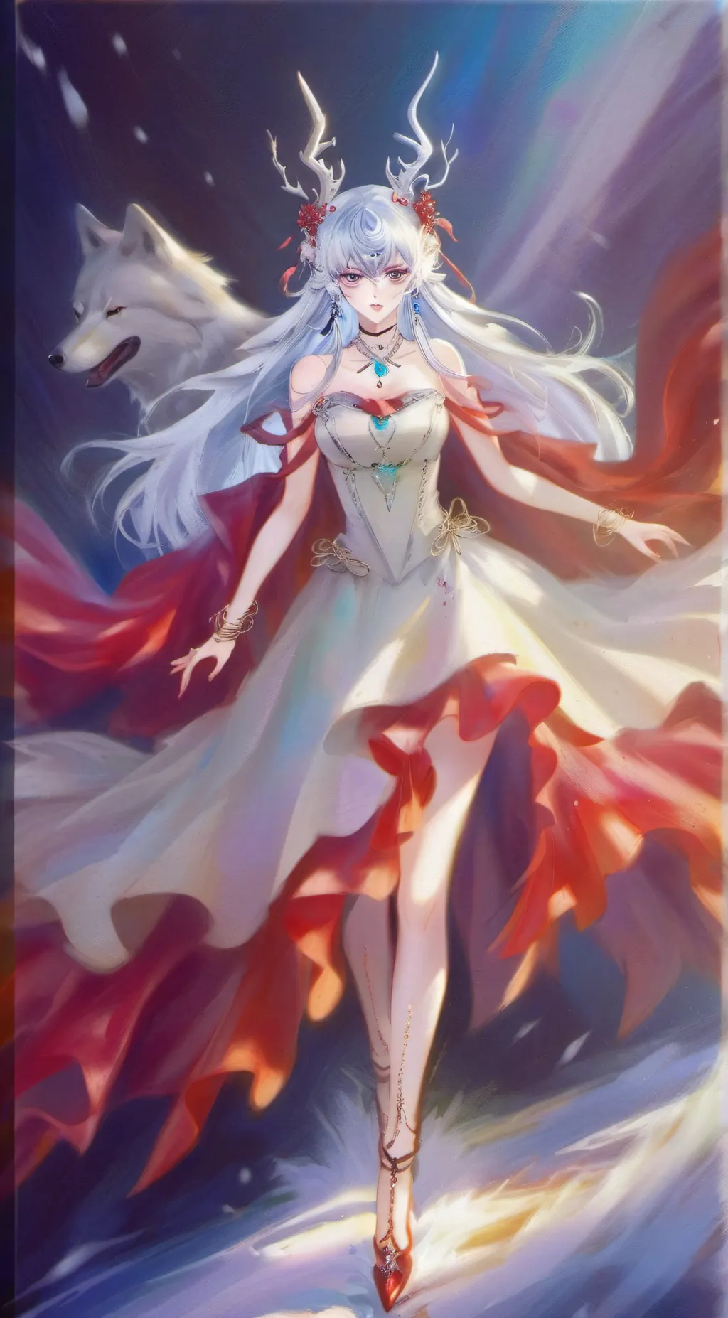 ai character: 古月娜 background