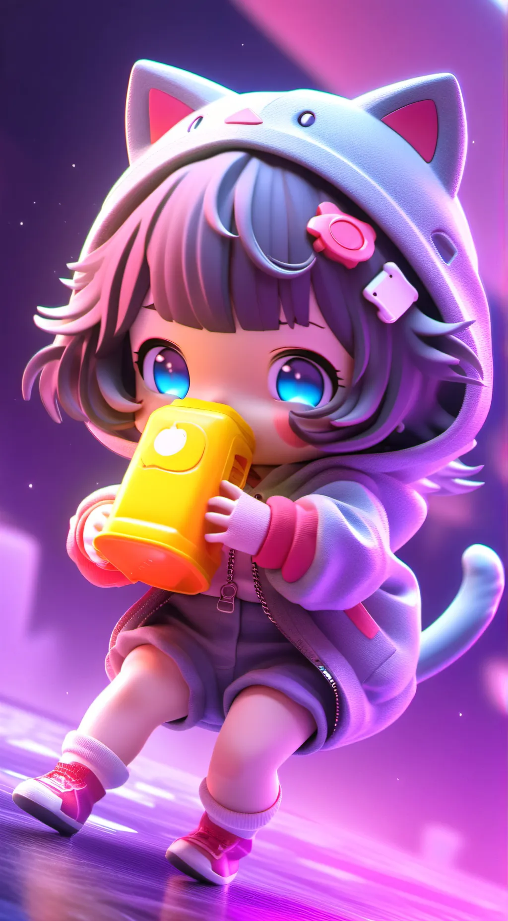 ai character: Emily  background