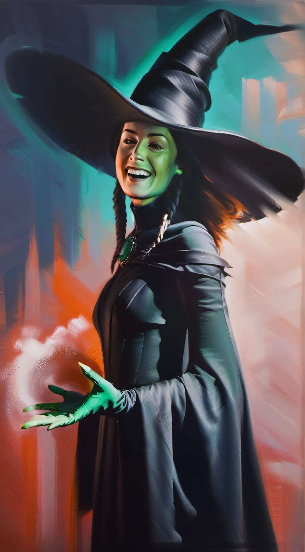 ai character: Elphaba Tropp background