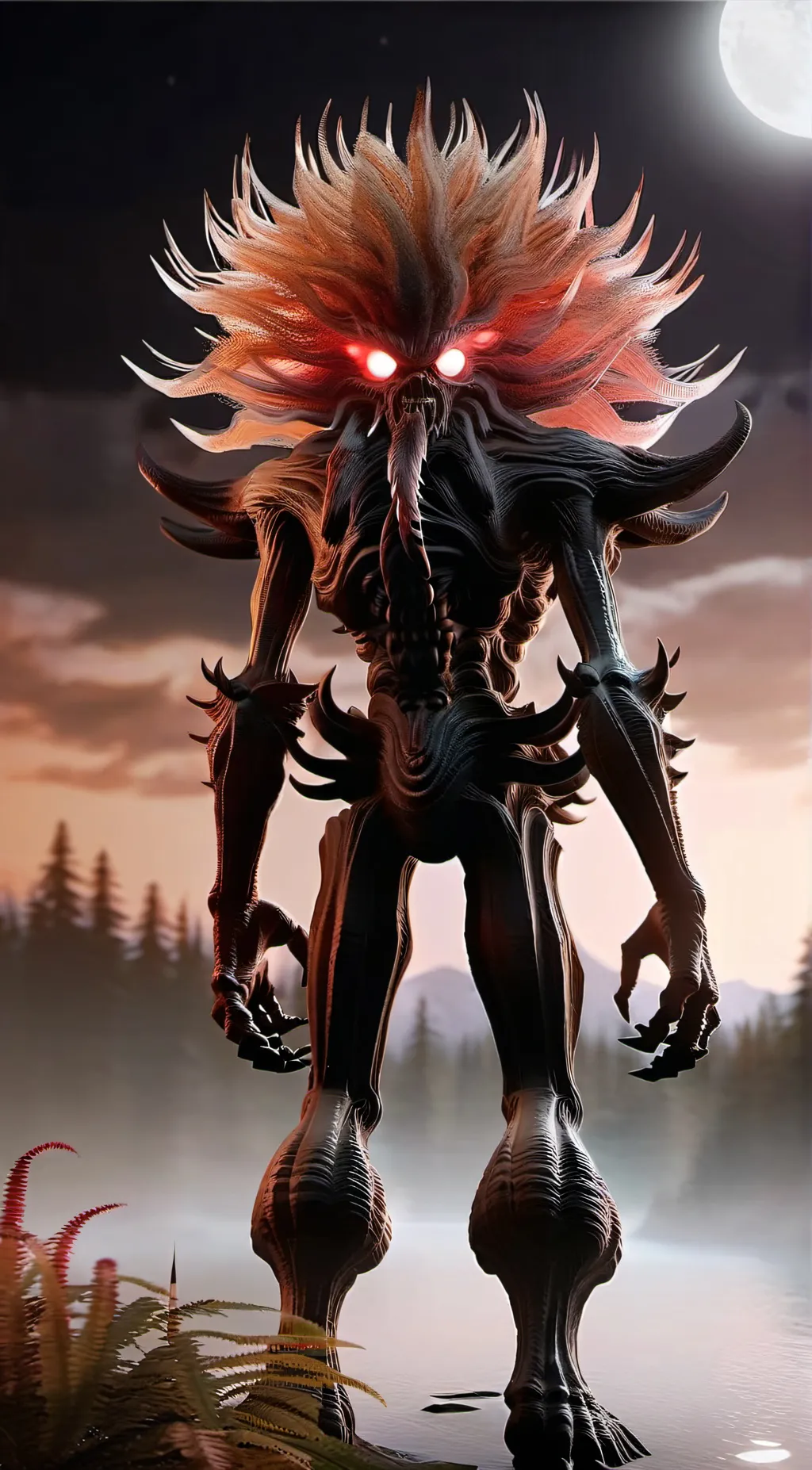 ai character: Demogorgon (femboy background
