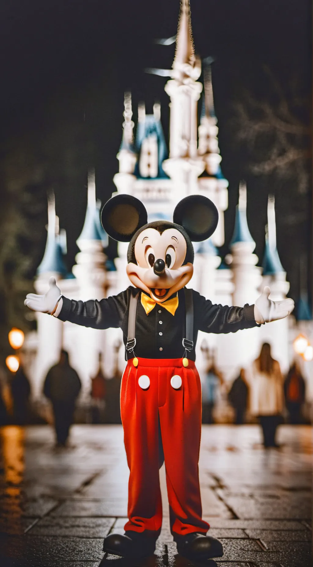 ai character: Disney world background