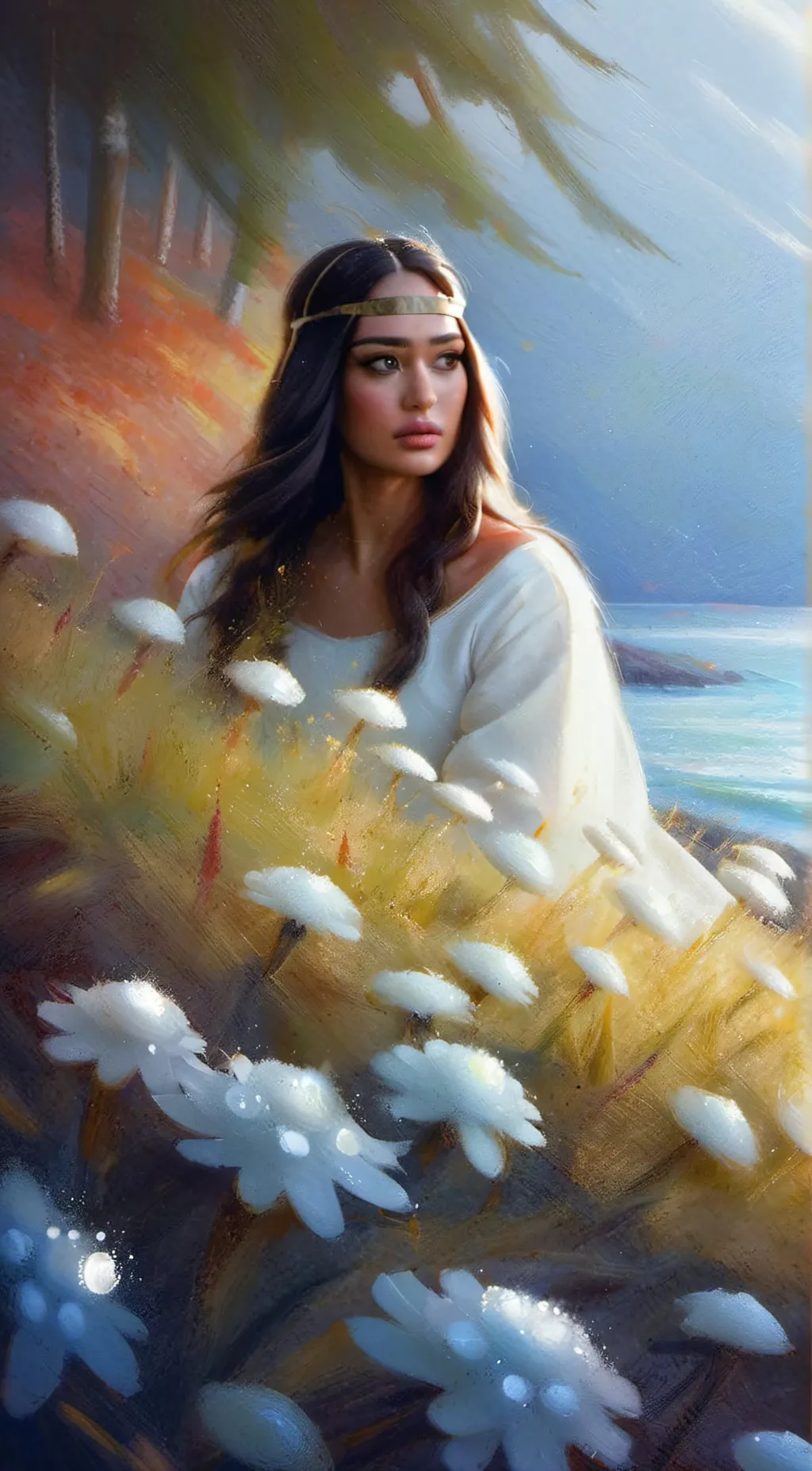 ai character: love background