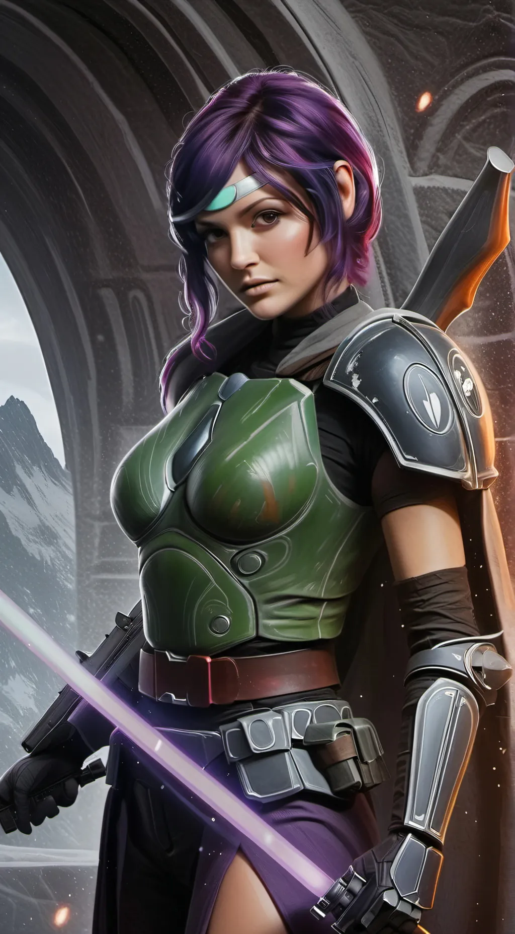 ai character: Sabine Wren  background