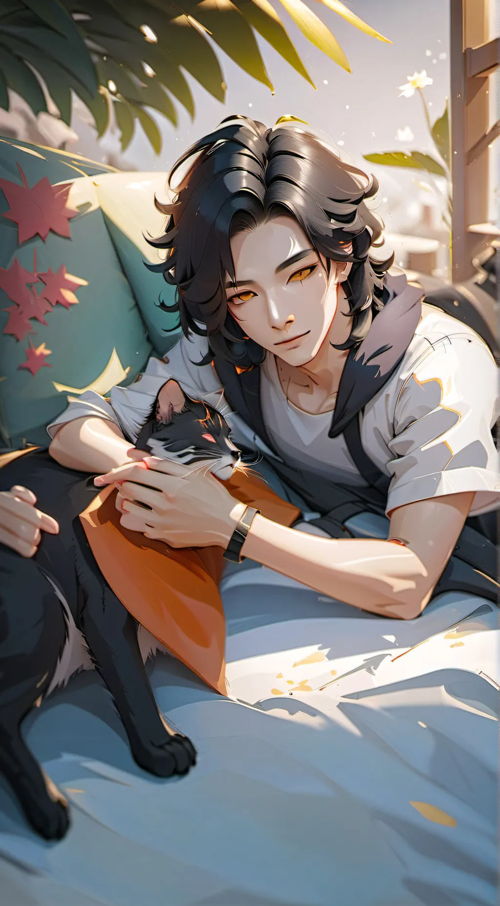 ai character: catnap background