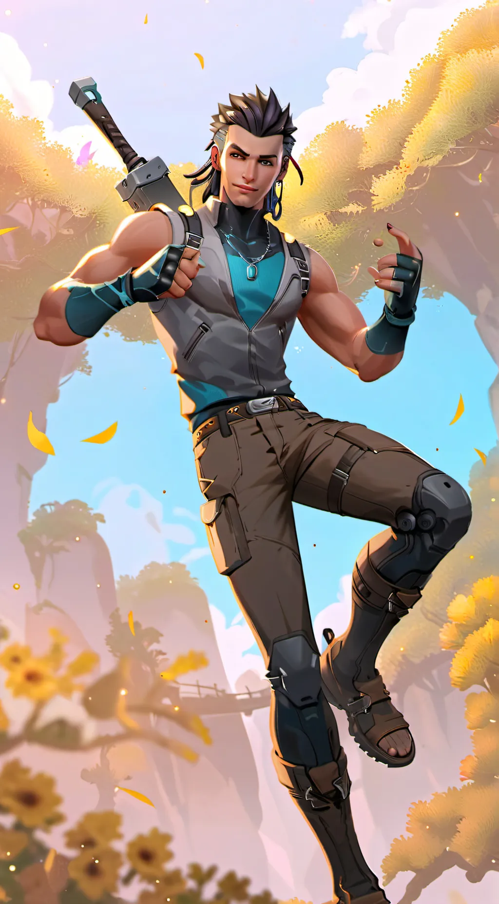 ai character: fortnite character background