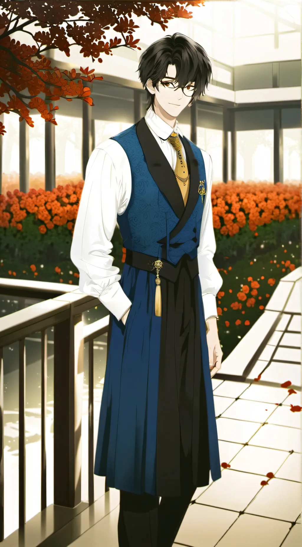 ai character: GeorgeNotFound background