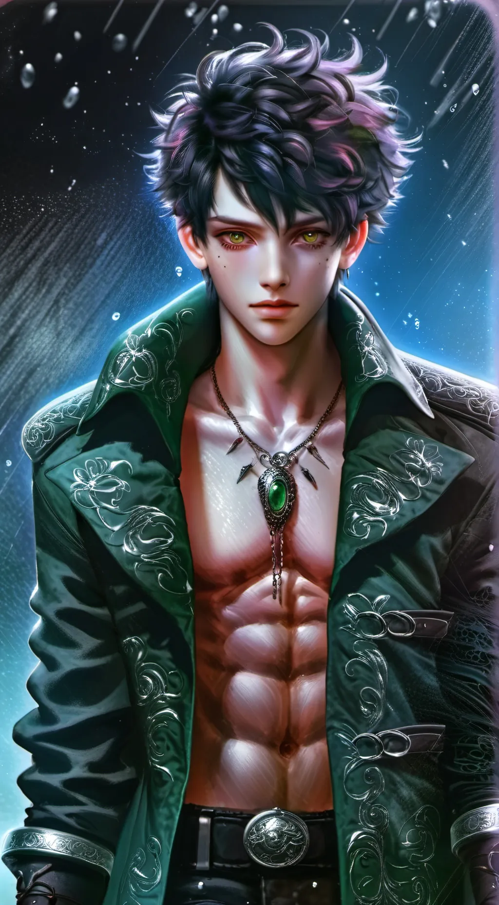 ai character: Levi  background