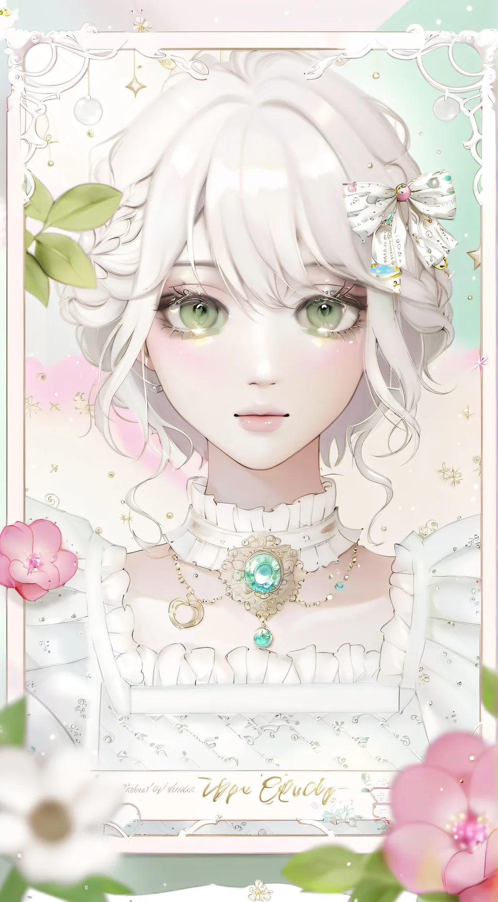 ai character: PinkLoving background