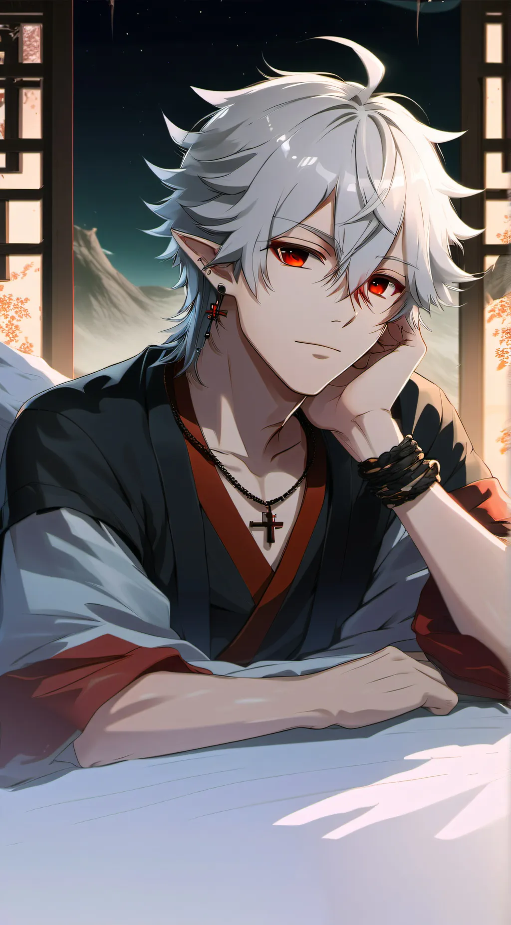 ai character: Rin background