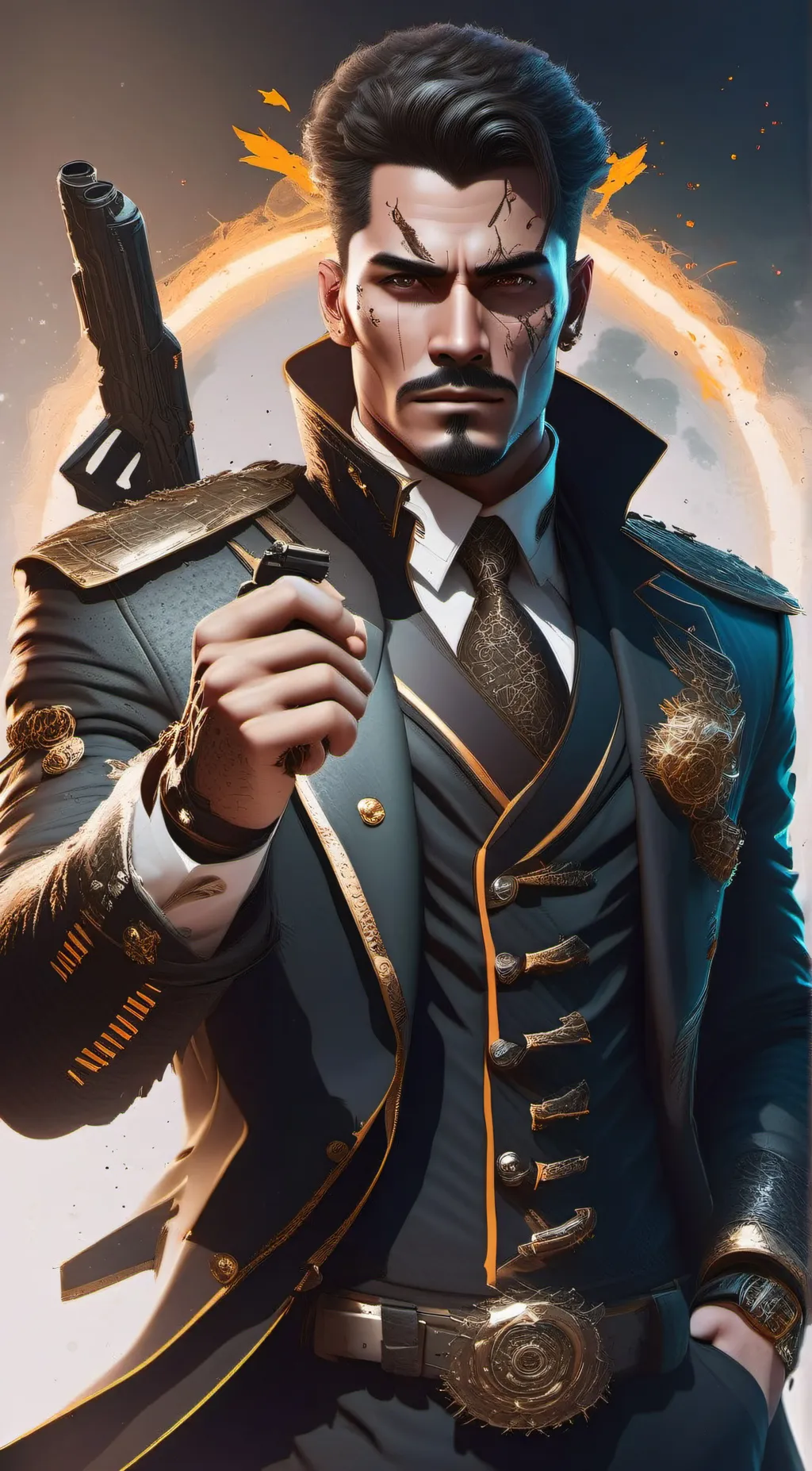 ai character: Victor. background